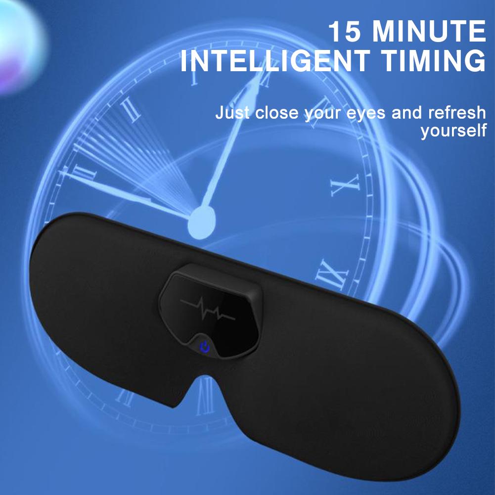 2026 Intelligent Massage Eye Mask Four Vibration Levels Relieves Fatigue Light-blocking Sleeping Eye Mask Head Massage Device Relieve Fatigue Gifts