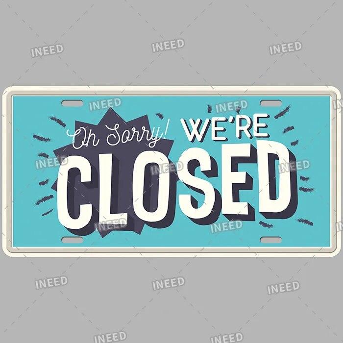 Metal Tin Signs Coffee License Plate Vintage Metal Plaques Retro Tin Plate for Cafe Kitchen Home Living Room Door Wall Art Decor