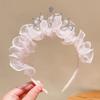 Crystal Children's Headdress Hair Accessories Crown Headband Crown Mesh Hair Hoop  Daily Life