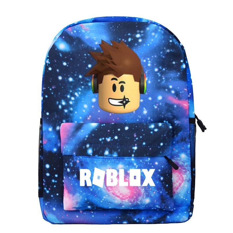 Roblox School Backpack Student Canvas Bag Boys Casual Outdoor Climbing Backpack