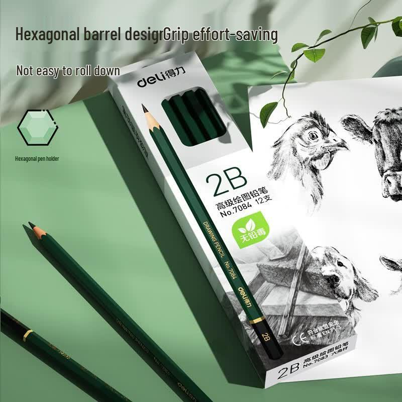 Deli Шестигранные карандаши 2B