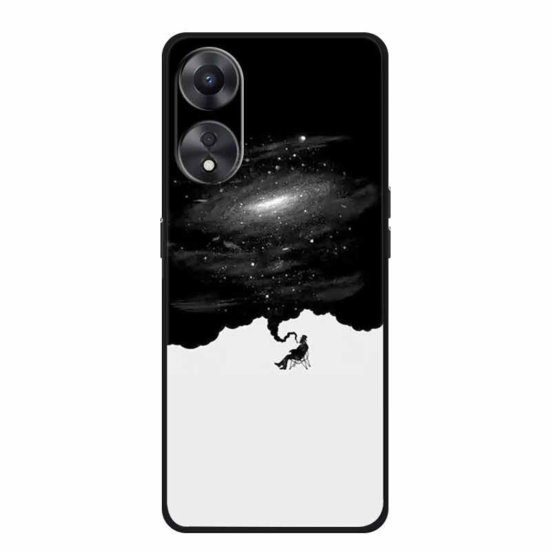Чехол для OPPO A78 5G Модный силиконовый мягкий ТПУ задняя крышка для Oppo A58 A58X 5G OPPOA78 5G Чехлы для телефонов Ударопрочный CPH2483 Fundas