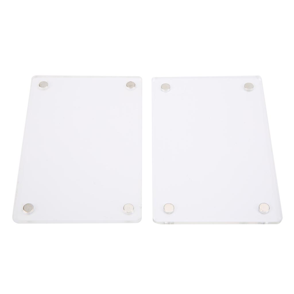 3-дюймовая магнитная акриловая прозрачная фоторамка на холодильник наклейка для Instax Mini