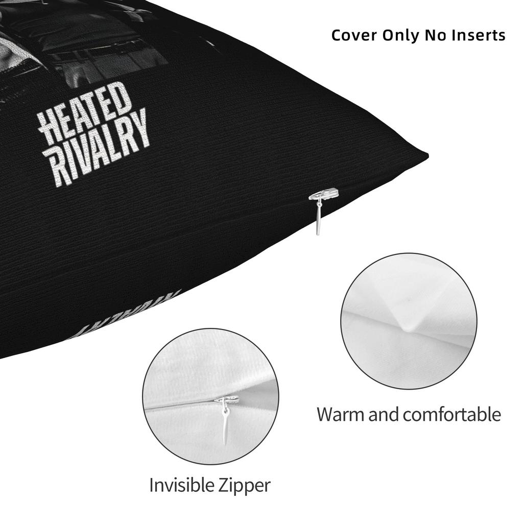 Shane And Ilya, Shane Hollander Heated Rivalry Square Pillow Case Cushion Covers Zippered Decorative Pillowcase For Car 45X45Cm
