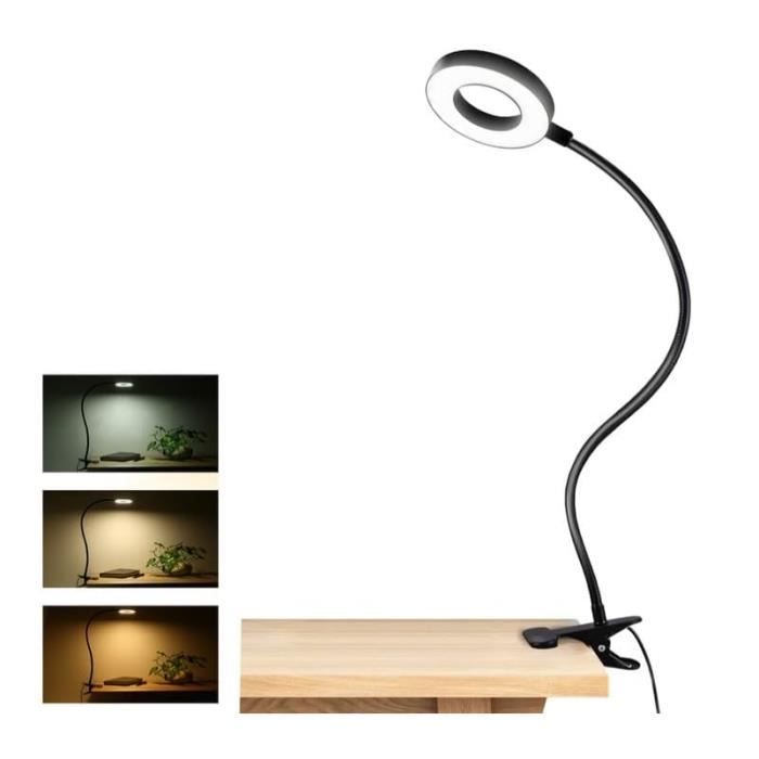 Clip Lamp - USB - 48 LEDs - 3 Colors - Eye Protection