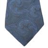 Used GUCCI tie Gloss Paisley Pattern silk Navy system purple business