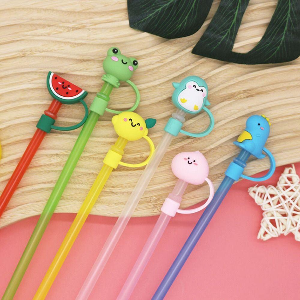 Cup Accessories Drinking Dust Cap Silicone Straw Tips Cover New Silicone Straw Plug Cup