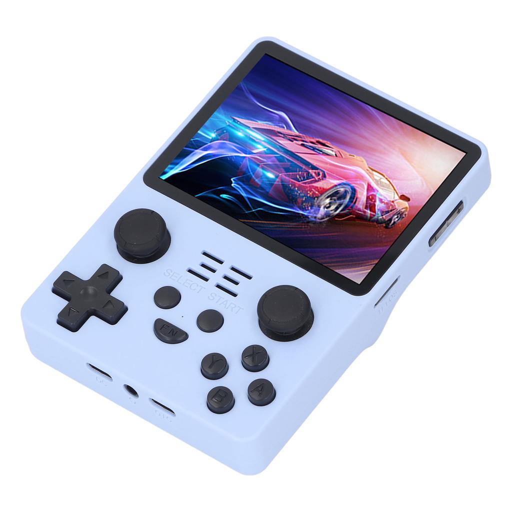 Портативная игровая консоль с синим экраном IPS 3,5 дюйма, двумя 3D-джойстиками на чипе ST7703, портативная ретро-игровая приставка