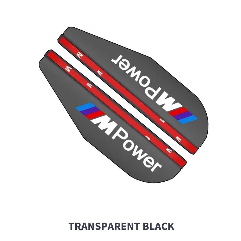 2Pcs PVC Car Rearview Rain Eyebrow Transparent Stickers For BMW M Performance E36 E60 E90 X2 X1 X3 X5 E46 E39 E70 M3 M5 M6
