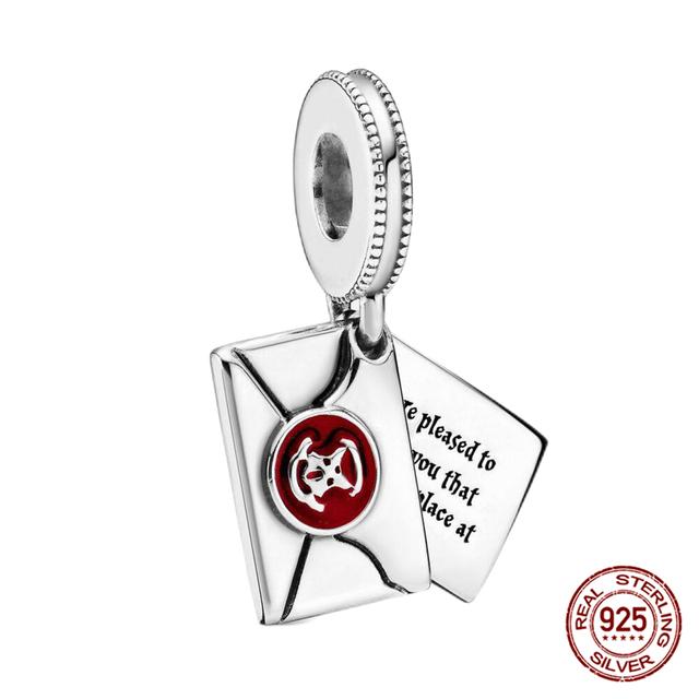 S925 Стерлингового Серебра Аист и Мерцающие Звезды Мотаться Шарм Подходит Оригинальный Модный Браслет S925 Женские Ювелирные Изделия Подарок