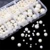 800pcs 3-14mm ABS Pearl Beads Round Handmade Jewelry Set Mixed Pearl Beads  Mobile Phone Chains