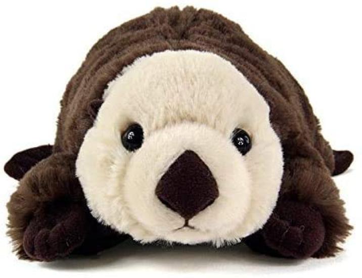 Carolata Sea Otter Plush Toy Realistic Animal Toy Doll Gift Present Birthday Christmas Present (Nestling Series/Soft Touch) (Twice Tested) /
