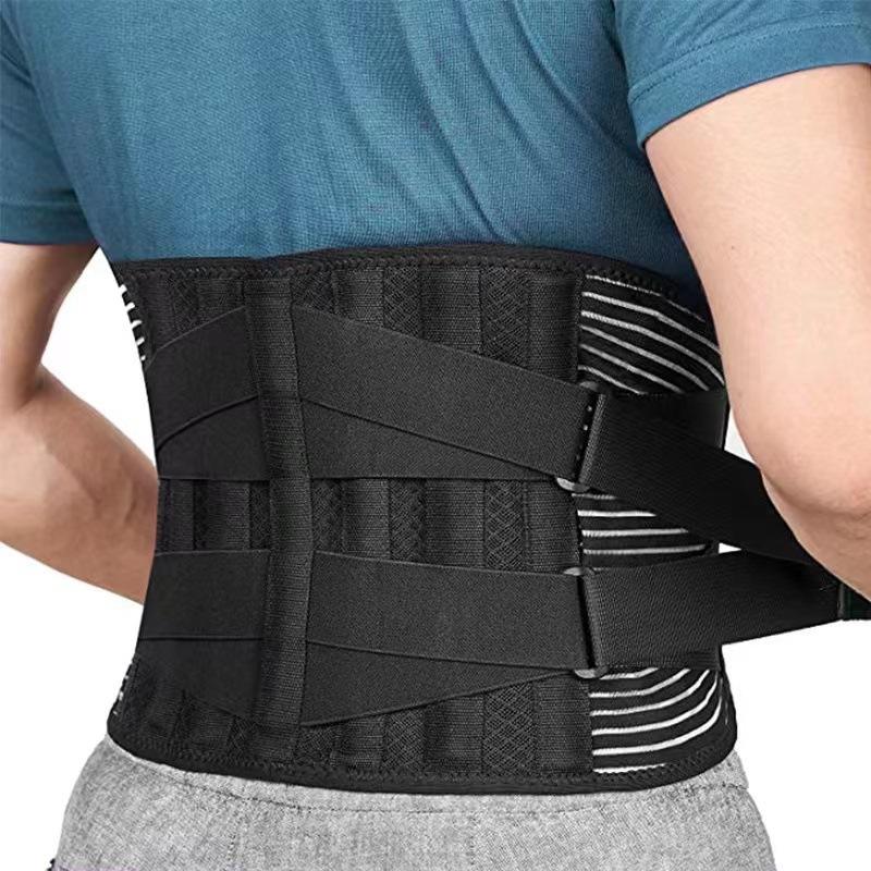 Polyester Adjustable Relieve Pain Lower Back Abdominal Waist Support Lumbar Belly Burner Belt Trimmer Strap Bands