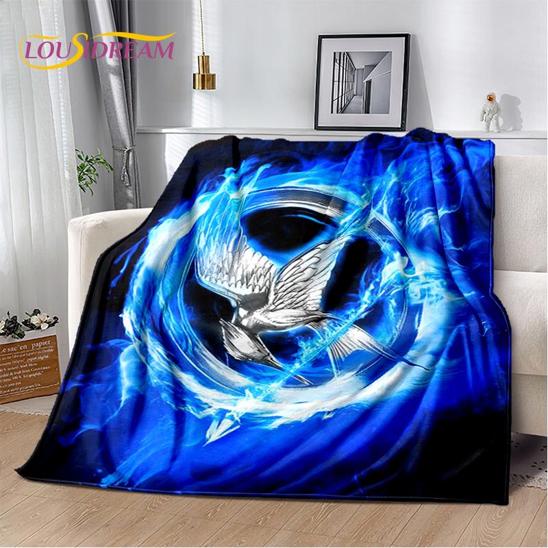 3D The Hunger Games Movie Archer Character Soft Flannel Blanket for Beds Bedroom Sofa Picnic,Throw Blanket for Cover Outdoors