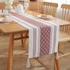 Modern Minimalist Japanese Cotton Woven Jacquard Table Runner Couch Cover Bed Throw