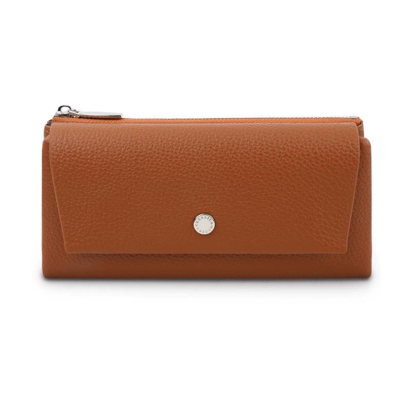 Envelope Women Wallet Quality Leather Clutch Money Clip Large Capacity Card Holder Female Cash Bank Card Storage Bag