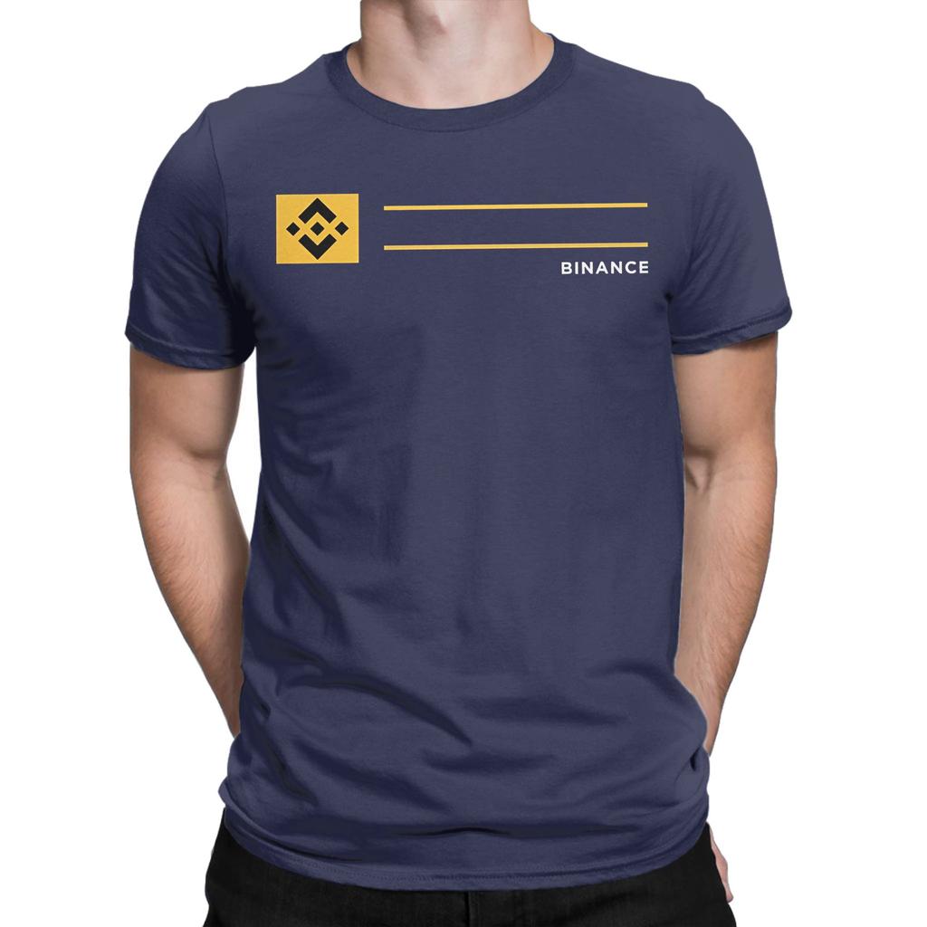 Binance Bnb Crypto Altcoin Clean Logo With Two Yellow Stripes Funny Graphic 100 Cotton Tshirt Binance Bnb Tees Tops For Unisex