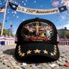 Us 250th Anniversary Cap Versatile Flag Embroidery Hat Statue Of Liberty Hat Retro Patriotic Baseball Cap For Casual Outings