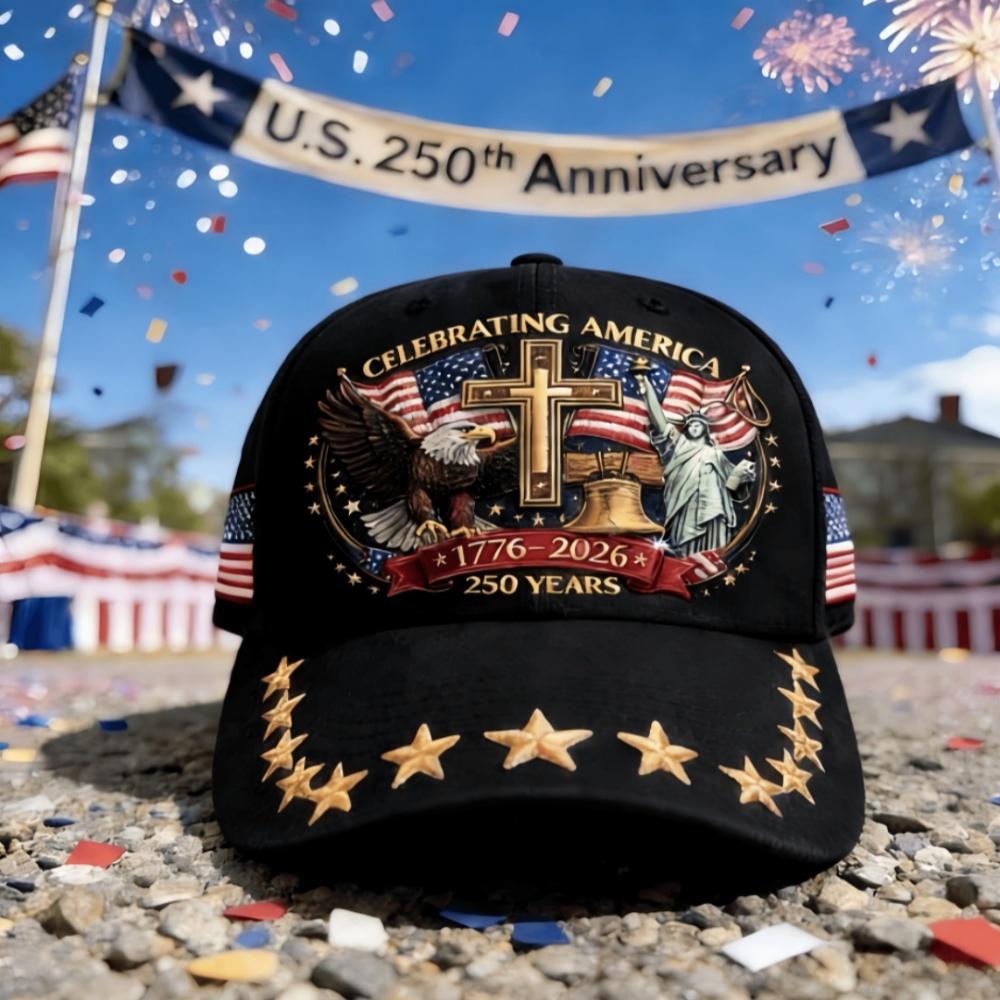 Us 250th Anniversary Cap Versatile Flag Embroidery Hat Statue Of Liberty Hat Retro Patriotic Baseball Cap For Casual Outings