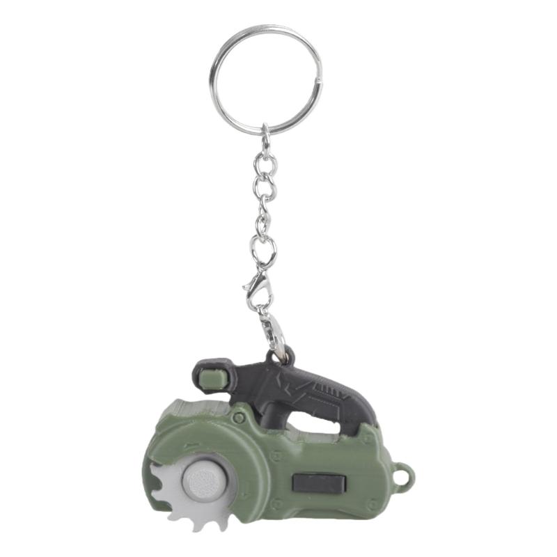 Portable Mini Chainsaw Tool Keychain PLA Key Holder Bag Ornament for Keys or Bags as Handy Companion on the Go