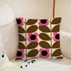 Art OOrla Kiely Flower cushion cover Pillow Case Plush Fabric Soft Double Sided Print Sofa Cushion Cover Throw Pillow Covers