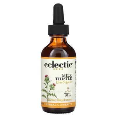 Eclectic Herb, расторопша пятнистая с глицерином, 2 жидких унции (60 мл)