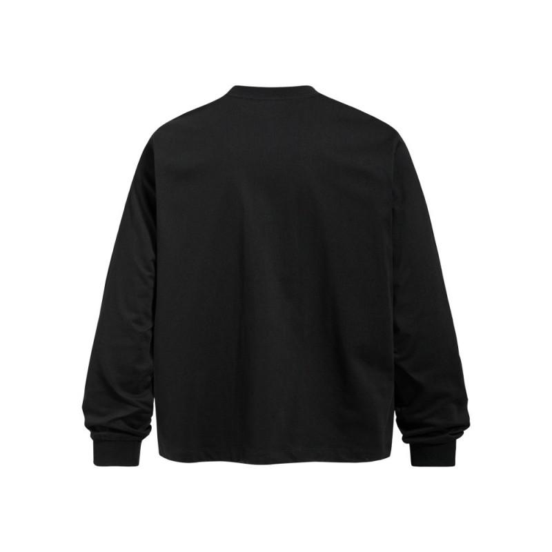 Mens Loose Fit Long Sleeve Cotton T-Shirt With 3D Strawberry Print Streetwear Casual Top Fall