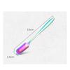 Steel Ice Cream Sugar Cake Dessert Kitchen Tool Stirring Spoon Coffee Spoon Coffeeware Teaspoon