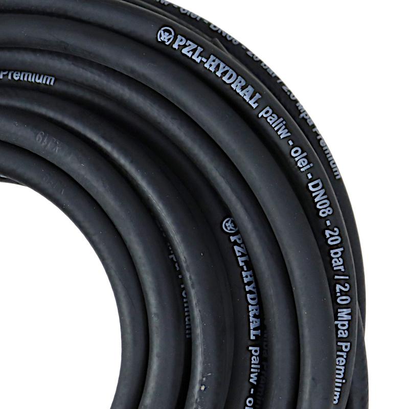 Fuel oil hose DN08 FI-8 20 bar 2.0 Mpa Premium HYDRAL sold by the meter