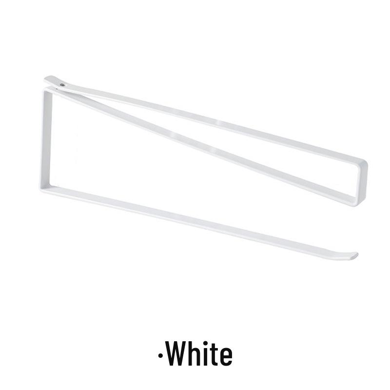 Кухонный держатель для бумажных полотенец, пищевой пленки и тряпок без сверления - Подвесная стойка для хранения из кованого железа