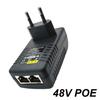 Адаптер питания POE для видеонаблюдения 48 В 0,5 А вилка EU/US для инжектора Ethernet IP-камера POE-коммутатор NVR-маршрутизатор