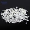 5A Small Size 0.6~2.5mm Cubic Zirconia Gems Beads Round White Cubic Zirconia Stones Round Brilliant Cut Loose CZ Stones