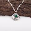 Green Onyx Pendant Handmade Gemstone Jewelry, 925 Solid Sterling Silver Pendant Unique Design Jewelry