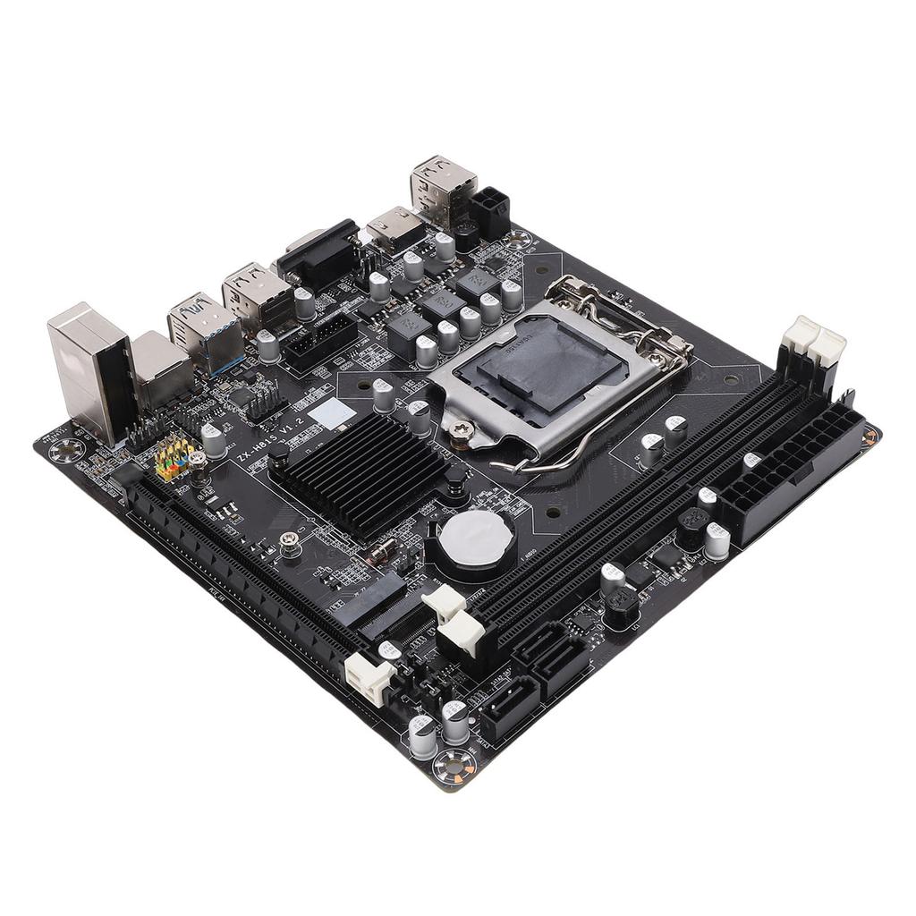 Материнская плата H81 с поддержкой I3 I5 I7 Двухканальная DDR3 ITX Игровая материнская плата со слотом Serial ATA 6Gbps M.2 NVMe PCI Express X16
