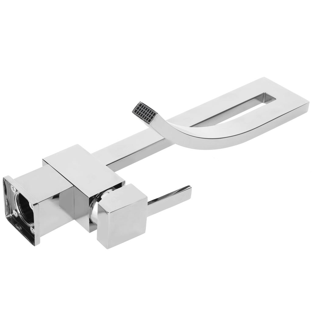 G1/2 Sink Basin Faucet with Waterfall Spout Hot Cold Mixing Water Tap Bathroom Kitchen