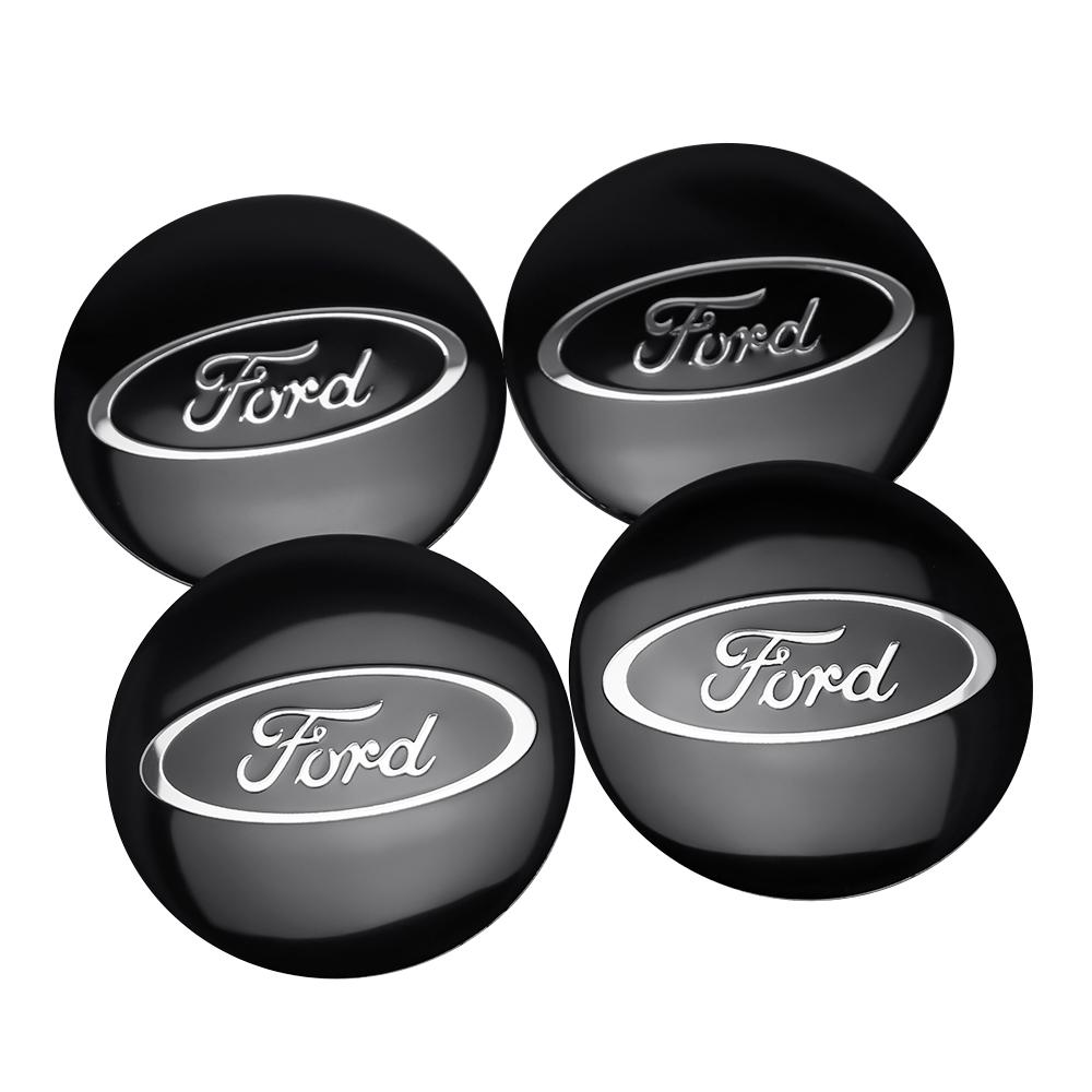 4Pcs 54mm/56mm/60mm For Ford Mustang ST Kuga Original Hubcaps Car Wheel Center Covers Sticker Auto Hub Caps Emblem Replacement