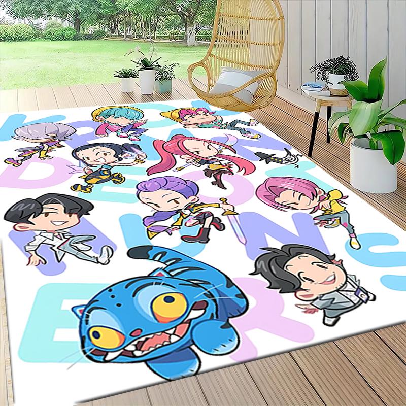 1Pc Cat Friends Phone Carpet Rug Customizable Soft Washable Antislip Home Living Room Sofa Mats Personalized Rug 0917192