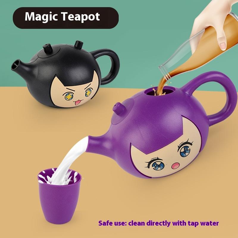 1Set Assassins Teapot - Novelty Chinese Teapot For Dual Liquid Pouring Magic Props Unique Design For Tea Lovers And Kids