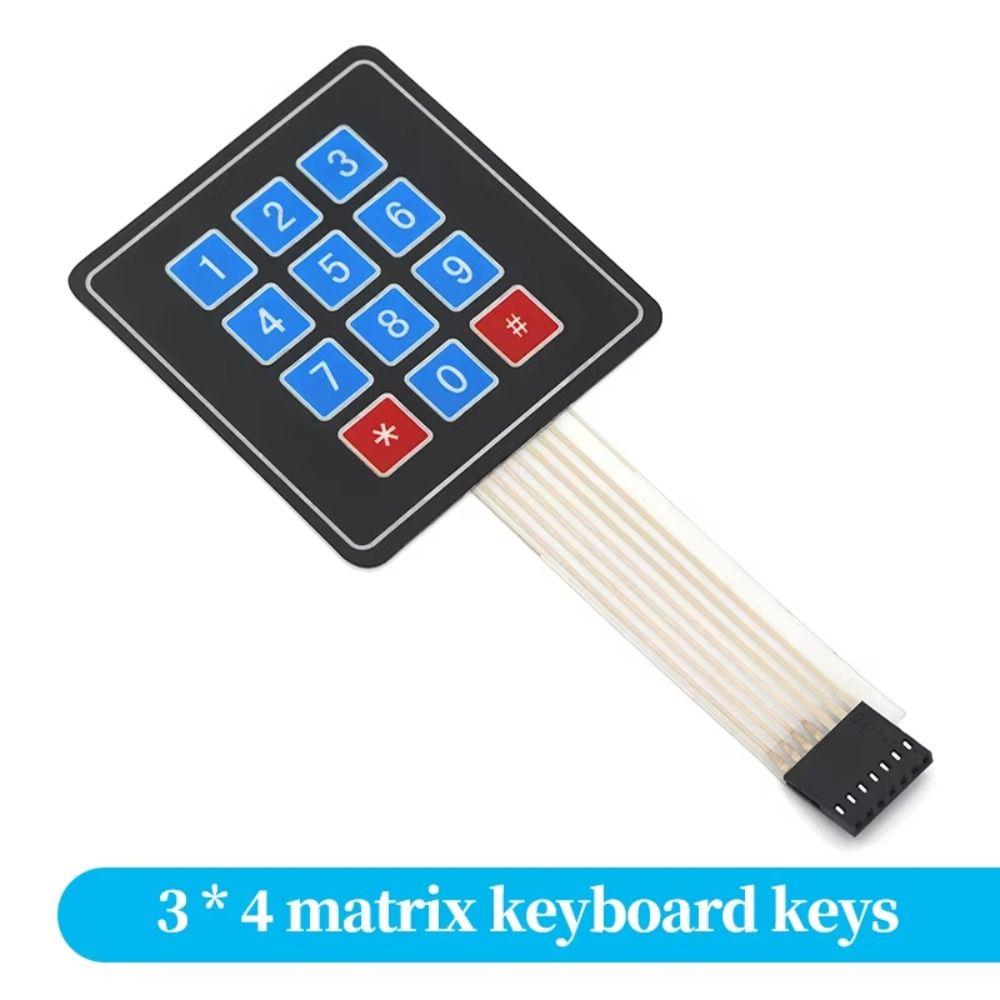 20 Key Membrane Switch Keypad 4x4 4x5 Matrix Matrix Keypad Professional Keyboard PCB Electronics