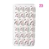 Children Press On Candy Color Self Adhesive Fake Nails False Nails Nail Art Manicure Tips
