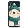 Чехол для телефона с белым медведем для Samsung A57 A37 A51 A71 A21S A17 A11 A15 A25 A41 A23 A33 A53 A73 A07 A05S A13 A35 A55 5G