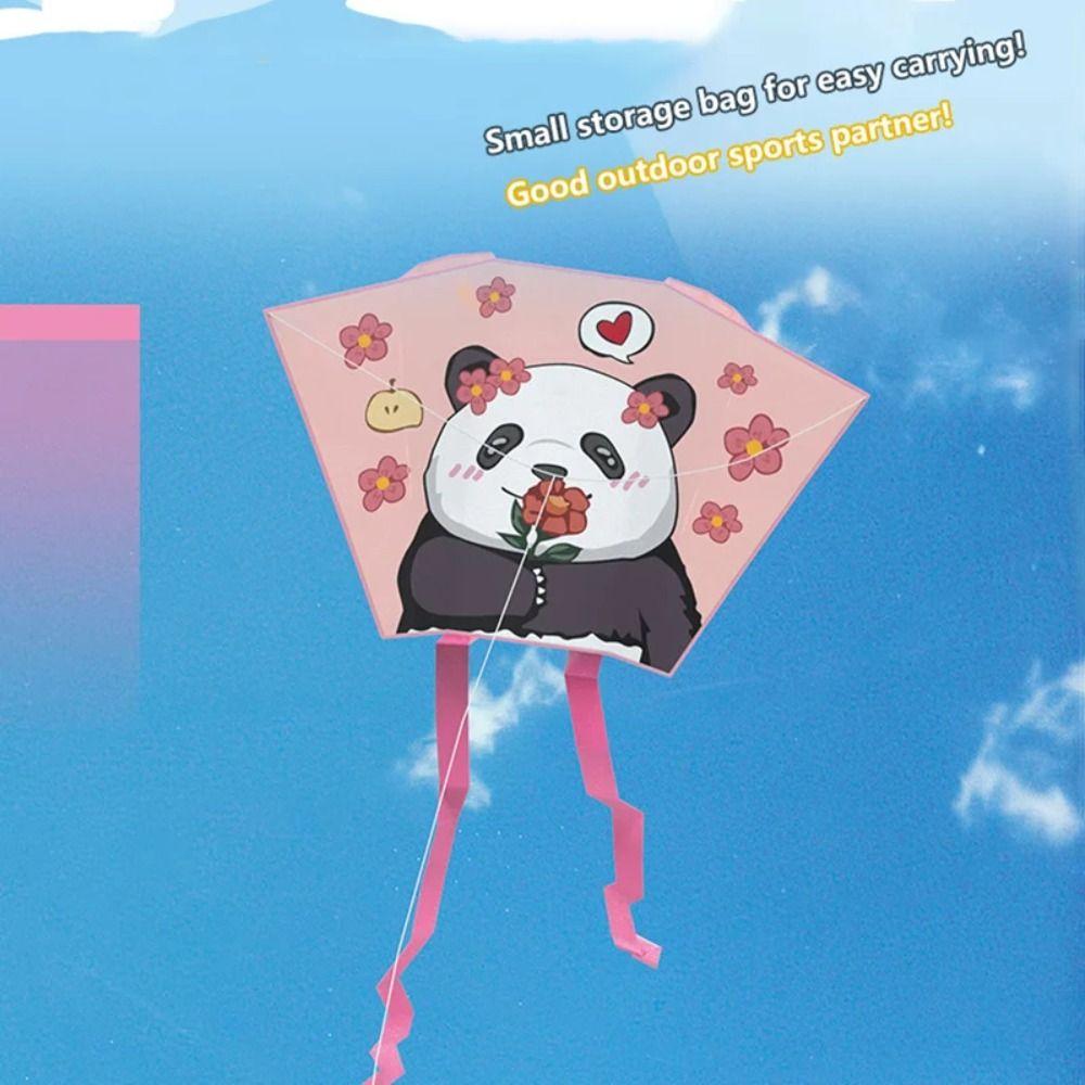 Handheld Spring Outing Pocket Kite Easy To Fly Foldable Children Kite Toys Outdoor Toys