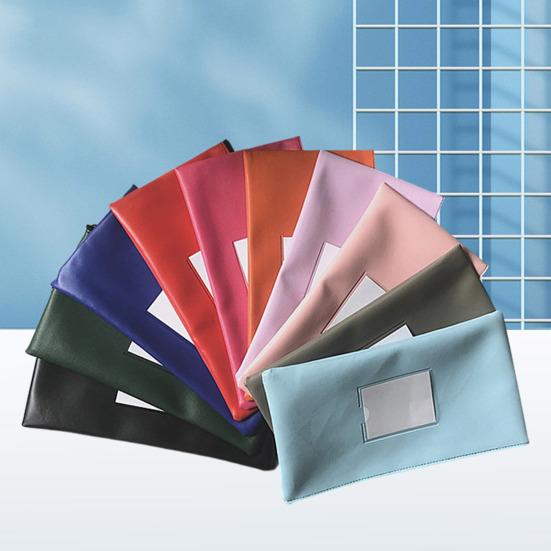 Банковский кошелек Сумка на молнии Застежка-молния Карманы из искусственной кожи Карман для хранения наличных Карты Ключи Сумка для хранения канцелярских принадлежностей