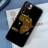 Africa Map Geography Painted Case For Xiaomi Redmi Note 14 13 11 9 10 12 Pro 9S 10S 11S 12S Redmi 10C 12C 13C 14C Cover