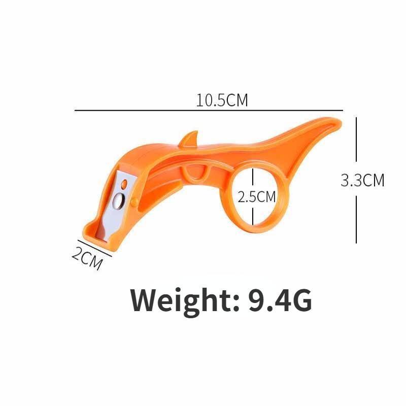 3 In 1 Fruit Peeler Apple Kiwi Peeler Orange Cutter Stainless Steel Portable Manual Kitchen Peeling Tools Manual Stripper Easy To Use Open Citrus