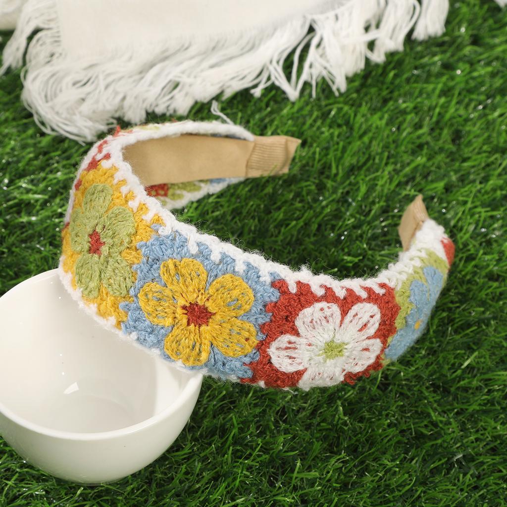 Вязаные широкие повязки на голову Женские для умывания, макияжа, для волос, обручи для волос, повязка на голову, женские, корейские, милые, пляжные, ободок, обруч для головы, аксессуары для головы