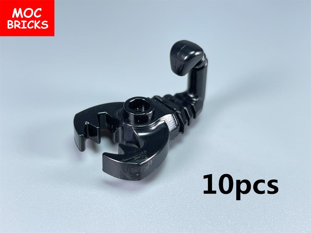 MOC Кубики Хэллоуинская тыква скорпион Зомби Лицо Головной убор Скелет Призрак Кровь Могила DIY Строительные блоки Игрушка для мальчиков