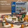 Assembling Design Electric Train Electric Powered Educational Model Set  Children's Toys