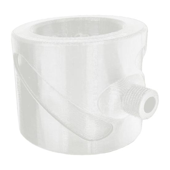 Shower Head Powerful Supercharging Hydromassage 360-Degree Ring Water Spray Spiral Nozzle Standard Thread All-round Cleaning Shower Head