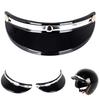 Motorcycle Face Shield Visor Retro Anti-Fog Scratch Resistant Universal Fit Replacement for Outdoor Road Riding
